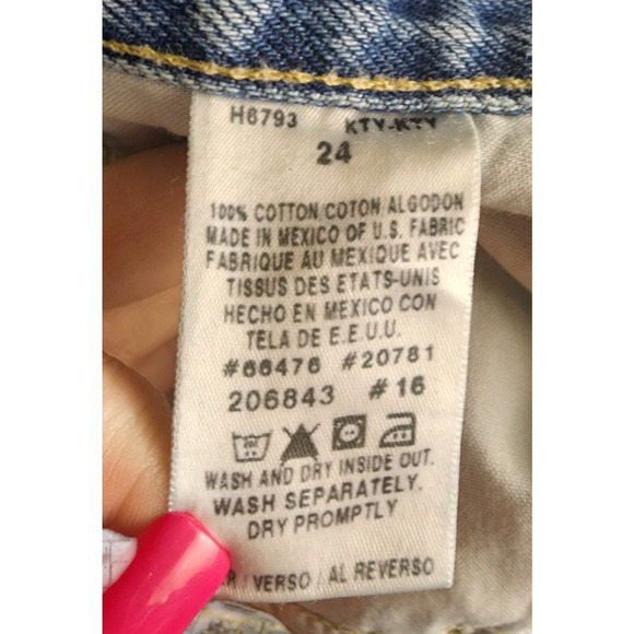 Vintage Tommy Hilfiger Denim Jeans Women's Size 24 Mid-Wash - Picture 7 of 7